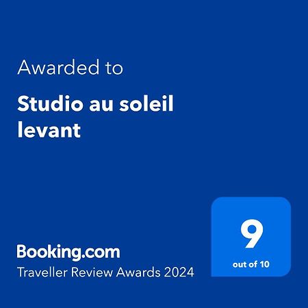 Studio Au Soleil Levant, Avec Piscine La Trinité Eksteriør bilde